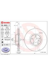 Disco freno brembo