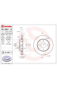 Disco freno brembo