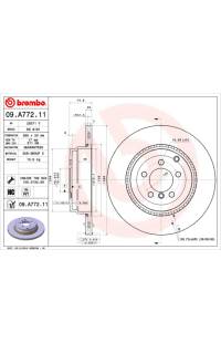 Disco freno brembo