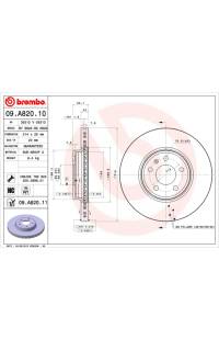 Disco freno brembo