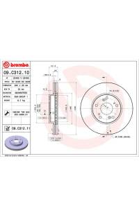 Disco freno brembo