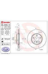 Disco freno brembo