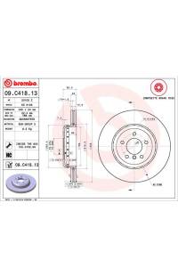 Disco freno brembo