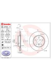 Disco freno brembo