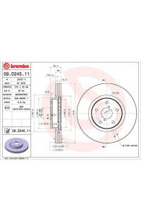 Disco freno brembo