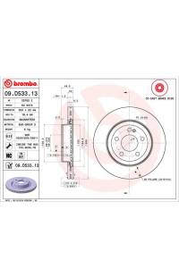Disco freno brembo