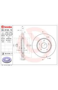 Disco freno brembo