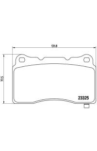 Set di pastiglie, freno a disco brembo