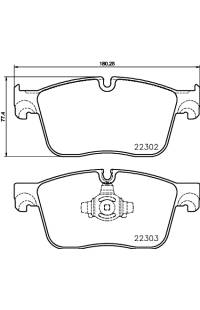 Set di pastiglie, freno a disco brembo