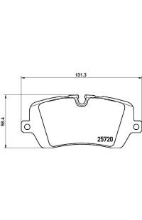 Set di pastiglie, freno a disco brembo