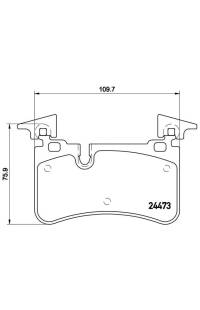 Set di pastiglie, freno a disco brembo