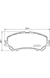 Set di pastiglie, freno a disco brembo