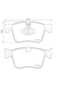 Set di pastiglie, freno a disco brembo