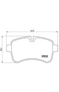 Set di pastiglie, freno a disco brembo