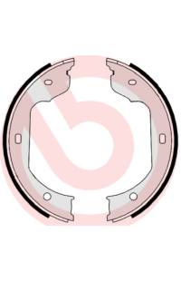 Ganascia del freno, freno di stazionamento - set brembo