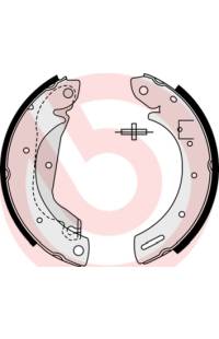 Ganascia del freno - set brembo