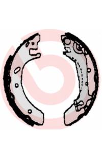 Ganascia del freno - set brembo