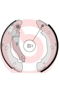 Ganascia del freno - set brembo