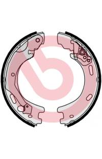 Ganascia del freno, freno di stazionamento - set brembo