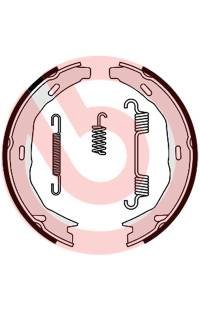 Ganascia del freno, freno di stazionamento - set brembo