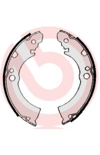 Ganascia del freno - set brembo