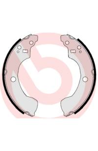 Ganascia del freno - set brembo