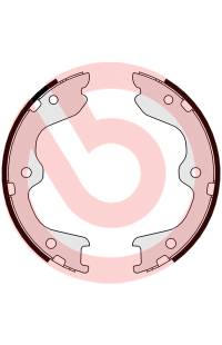 Ganascia del freno, freno di stazionamento - set brembo