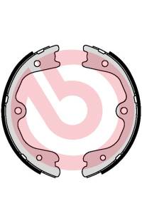 Ganascia del freno, freno di stazionamento - set brembo
