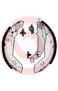 Ganascia del freno - set brembo