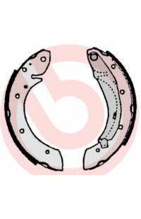 Ganascia del freno - set brembo