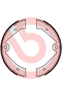 Ganascia del freno, freno di stazionamento - set brembo