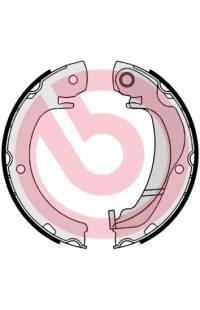 Ganascia del freno, freno di stazionamento - set brembo