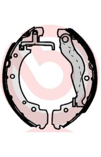 Ganascia del freno - set brembo