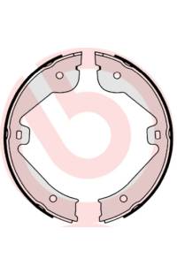 Ganascia del freno, freno di stazionamento - set brembo
