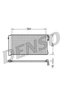 Condensatore, Climatizzatore DENSO 66-DCN05012