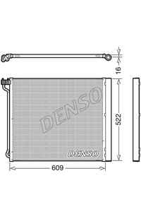 Condensatore, Climatizzatore DENSO 66-DCN05034