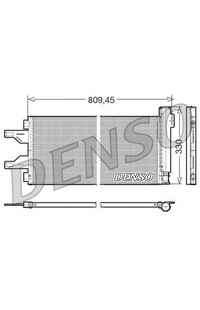 Condensatore, Climatizzatore DENSO 66-DCN07050