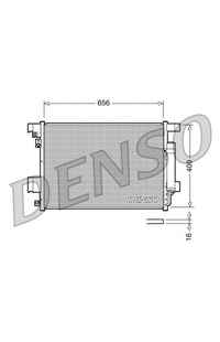 Condensatore, Climatizzatore DENSO 66-DCN21001