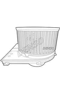 Ventilatore abitacolo DENSO 66-DEA02004