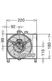 Ventola, Raffreddamento motore DENSO