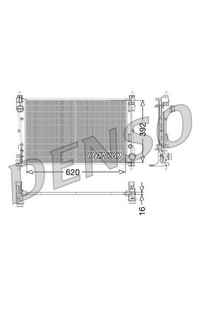 Radiatore, Raffreddamento motore DENSO 66-DRM09115