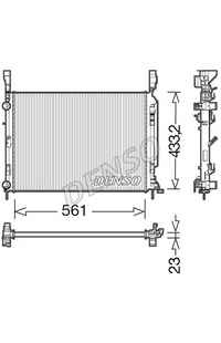 Radiatore, Raffreddamento motore DENSO
