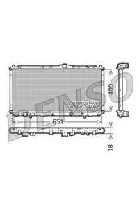 Radiatore, Raffreddamento motore DENSO 66-DRM33061