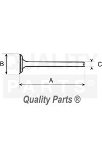 valvola aspirazione motore (set di 4 valvole) iap