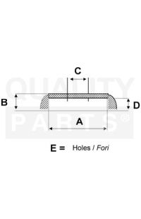 tamburo freni posteriore iap