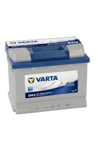batteria avviamento 60Ah BLUE  + a sx varta batteria avviamento 60Ah BLUE  + a sx varta