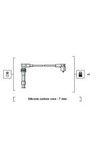 Set di cavi di accensione magneti marelli