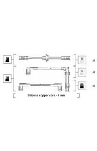 Set di cavi di accensione magneti marelli