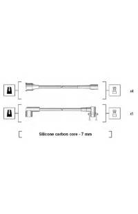 Set di cavi di accensione magneti marelli