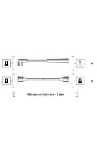 Set di cavi di accensione magneti marelli